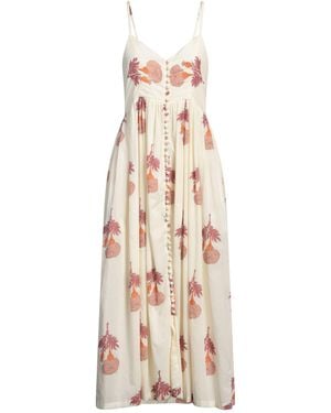 Alix Of Bohemia Maxi Dress Cotton - Natural