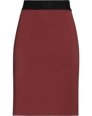 Liviana Conti Midi Skirt Viscose, Polyamide, Elastane, Acetate, Polyester - Red