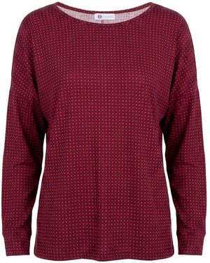 Diana Gallesi Top Polyester, Viscose, Elastane - Red
