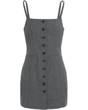 Ottod'Ame Mini Dress Polyester, Virgin Wool, Elastane - Gray