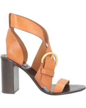 Chloé Sandals Leather - Natural
