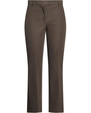 Max Mara Pants Cotton, Viscose, Elastane - Gray
