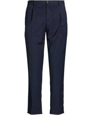 Daniele Alessandrini Midnight Trousers Polyester, Viscose, Elastane - Blue
