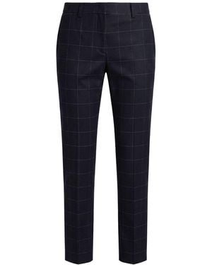 Paul Smith Midnight Pants Virgin Wool, Polyester, Viscose, Polyamide, Elastane - Blue