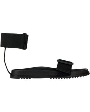 Rick Owens Sandals Textile Fibers - Black