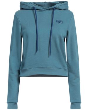Chiara Ferragni Sweatshirt Cotton - Blue