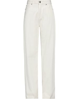 John Richmond Ivory Jeans Cotton, Tencel - White