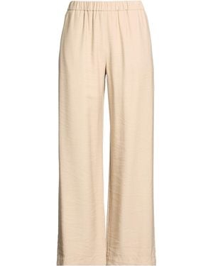 RUE DU BAC Trousers Viscose, Polyester - Natural