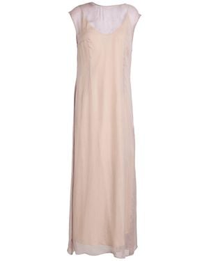 Alysi Chocolat Maxi Dress Silk - Pink