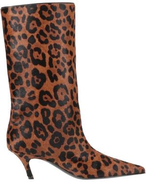 AMINA MUADDI Boot Leather - Brown