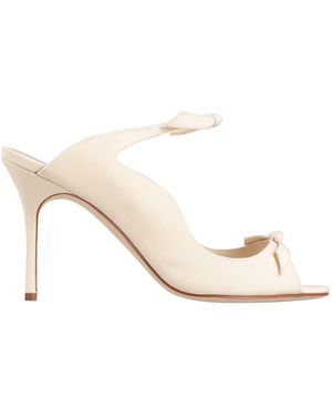 Manolo Blahnik Sandale - Natur