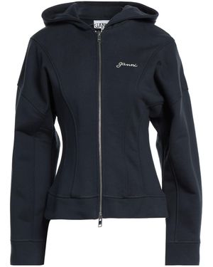 Ganni Sweatshirt Organic Cotton - Blue