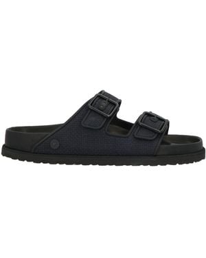 1774 BIRKENSTOCK Sandals Cotton, Polyester, Polyamide, Elastane - Black