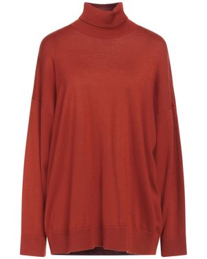 Massimo Alba Rollkragenpullover - Rot