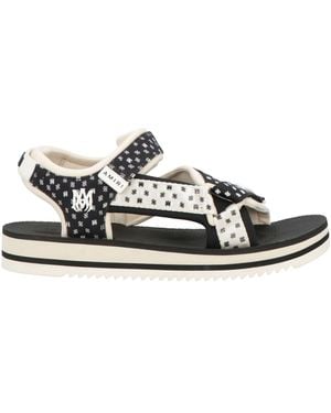 Amiri Sandals Textile Fibres - White