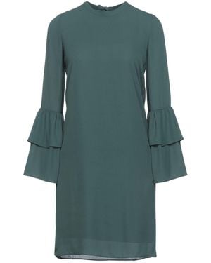 GAUDI Dark Mini Dress Polyester, Viscose, Elastane - Blue