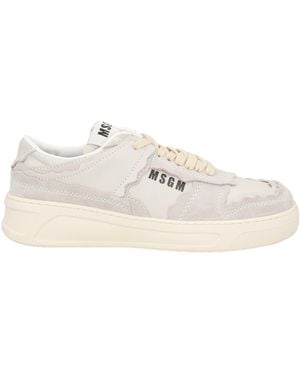 MSGM Trainers Leather - White