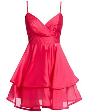 DIVEDIVINE Mini Dress Viscose, Polyester - Pink