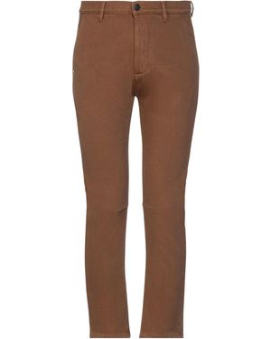 Daniele Alessandrini Trousers Cotton, Elastane - Brown