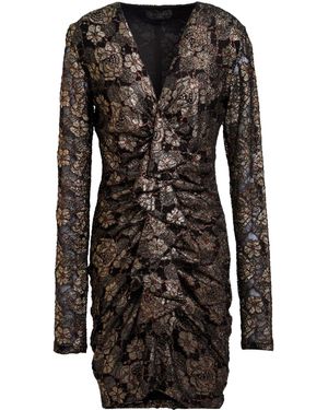Gaelle Paris Noir Mini Dress Polyamide, Polyester, Elastane - Black