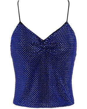 Alexandre Vauthier Top - Blau