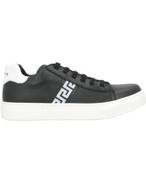 Versace Trainers Leather - Black