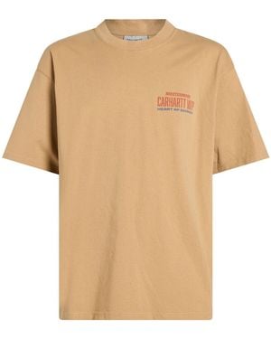 Carhartt Camel T-Shirt Organic Cotton - White