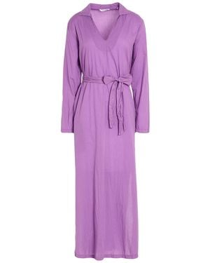Caliban Midi Dress Textile Fibers - Purple
