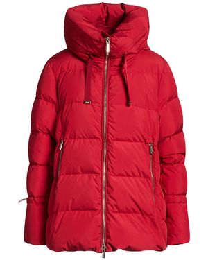 Moorer Plumífero Y Acolchado - Rojo