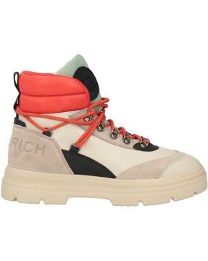 Woolrich Ankle Boots Leather, Textile Fibers - Pink