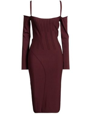 Mugler Midi Dresses - Red