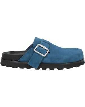 Jil Sander Pastel Mules & Clogs Leather - Blue