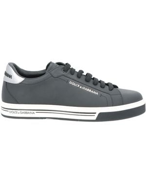 Dolce & Gabbana Sneakers Leather - Gray