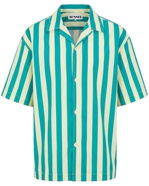 Sunnei Shirt Polyamide, Elastane - Blue