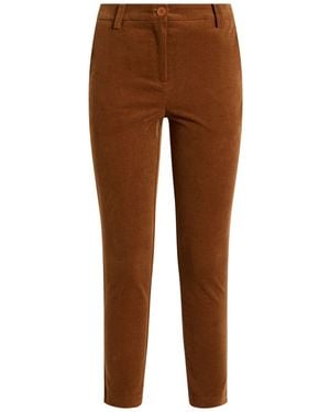 CROCHÈ Trousers Cotton - Brown