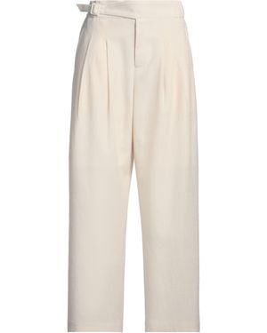 Issey Miyake Trousers Wool - White