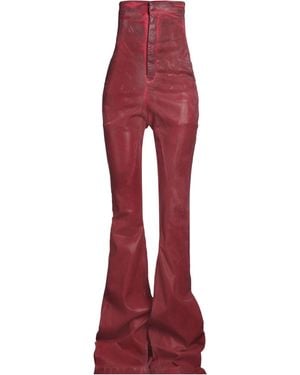 Rick Owens Jeanshose - Rot