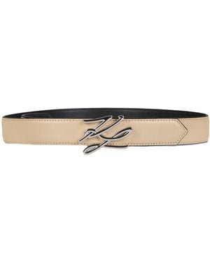 KARL LAGERFELD Belts - White