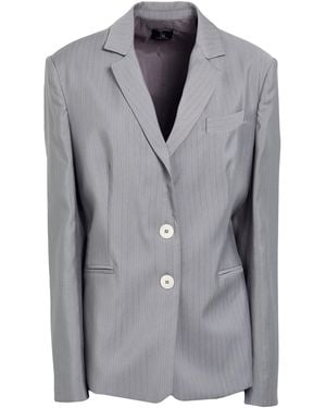 Hanita Blazer Polyester, Elastane - Gray