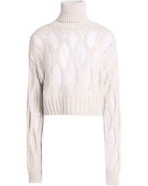 Wild Cashmere Turtleneck Cashmere - White