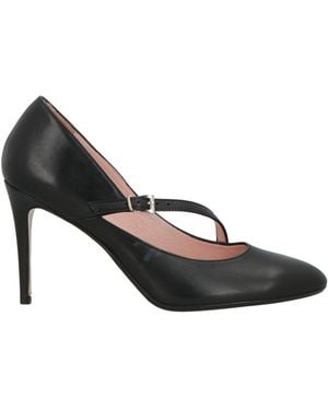 Anna F. Court Shoes - Black