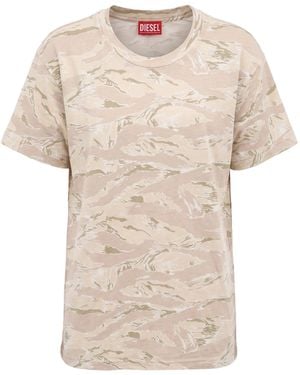 DIESEL T-Shirt Cotton - Natural
