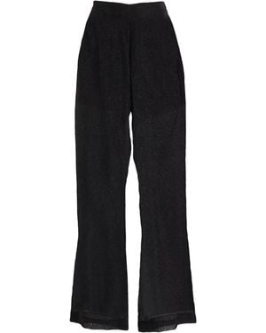 Alysi Crème Trousers Viscose - Black