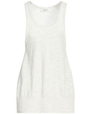 Aviu Ivory Tank Top Cotton, Polyester - White