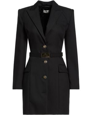 Elisabetta Franchi Mini Dress Virgin Wool, Polyester, Viscose - Black