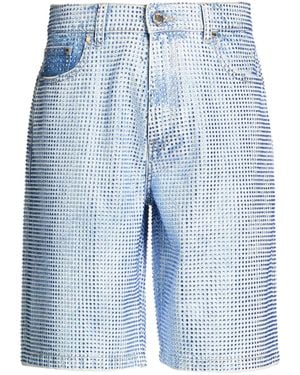 CASABLANCA Denim Shorts Cotton - Blue