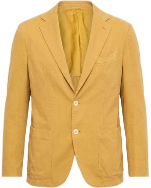 Caruso Marigold Blazer Tencel - Yellow