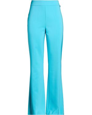 LUCKYLU  Milano Pants Polyester, Elastane - Blue