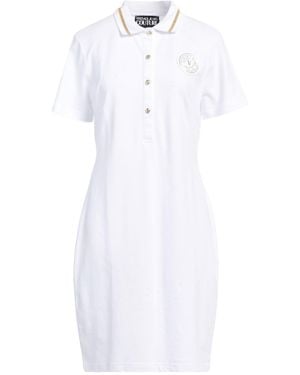 Versace Jeans Couture Mini Dress Cotton - White
