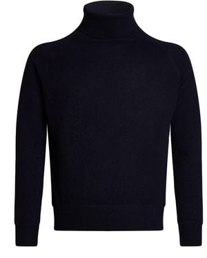 Oliver Lattughi Turtleneck Cashmere - Blue